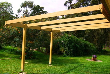 DIY Pergola Plans Attached to House