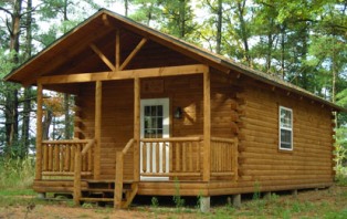 Small Log Cabin House Plans