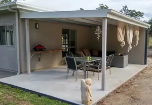 Outdoor room finished