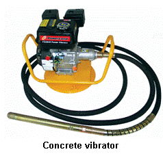 Concrete vibrator