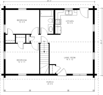 2 bedroom floor plans