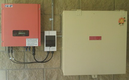 Inverter, splitter and fusebox