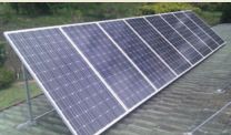 Tilt frame solar array