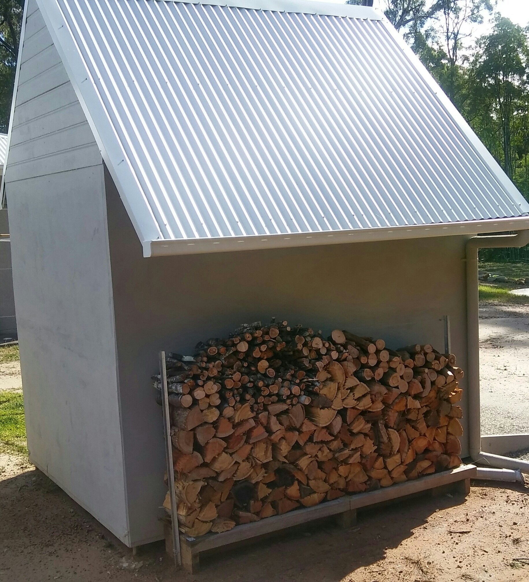 firewood storage