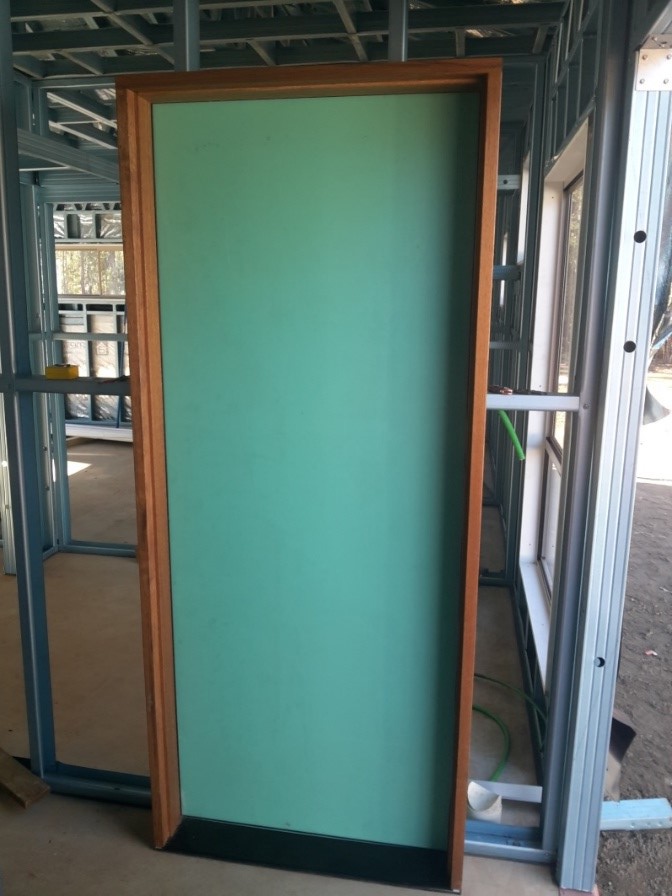 pre-hung external door